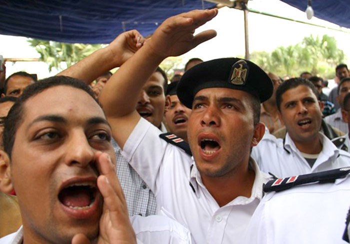 مظاهرات الشرطة في مصر 