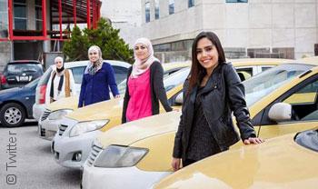 SheCab تاكسي للنساء في الأردن وسط رفض مجتمعي - السائقات